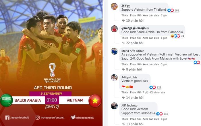 CĐV Đông Nam Á kỳ vọng vào chiến thắng của ĐT Việt Nam trước Saudi Arabia: 'Chẳng điều gì là không thể'