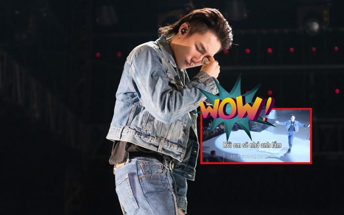 Không hát hit của mình, Sơn Tùng cùng fan hòa giọng 'cực ngọt' trong bản hit của ca sĩ khác?