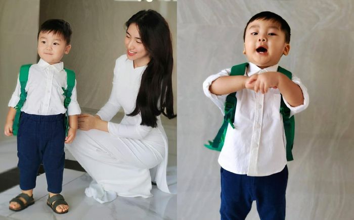 Quý tử hào môn nhà Hòa Minzy lên concept đi học 'gây sốt cõi mạng'