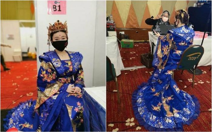 Ăn mặc lồng lộn đi tiêm vaccine, cô gái bị dân mạng đá xoáy: 'Rồi đi tiêm hay đi trình diễn thời trang?'