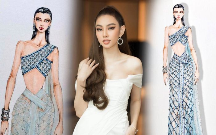 Hé lộ bộ váy cực đẹp được đồn đoán dành cho Thùy Tiên tại Miss Grand International 2021