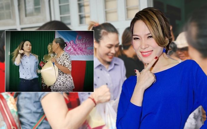 Mỹ Tâm nhảy múa phụ họa cực vui cho bà cụ trong chuyến từ thiện, hành động khiến ai cũng thấy ấm lòng