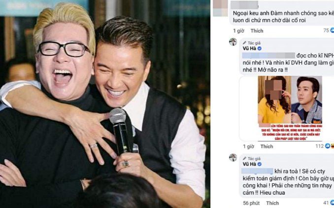 Đàm Vĩnh Hưng bị réo tên sau khi Trấn Thành công khai sao kê, Vũ Hà liền có ngay động thái cực gắt