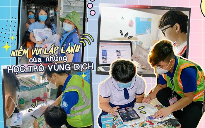 Niềm vui lấp lánh của học trò vùng dịch