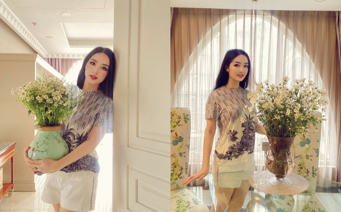 Hoa hậu Giáng My khiến dân tình ganh tỵ nhan sắc trẻ đẹp ở tuổi U50