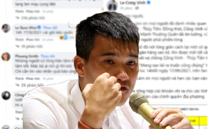 Phản ứng netizen thế nào sau khi Công Vinh 'chốt' thời gian địa điểm sao kê?