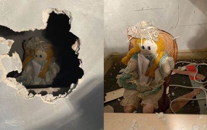 Vừa dọn về nhà mới, người đàn ông sững sờ khi phát hiện con búp bê và mẩu giấy nhắn 'đáng sợ'