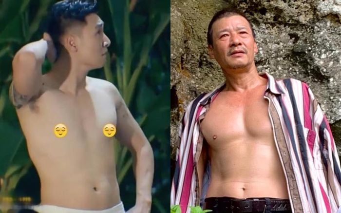 'Con rể' Mạnh Trường 'Hương vị tình thân' lép vế khi đọ body cùng bố vợ Võ Hoài Nam