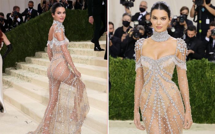 16 bộ váy xuyên thấu khoe thân hình cực phẩm đốt mắt người nhìn của Kendall Jenner