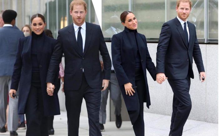 Meghan Makle 'thời trang phang thời tiết' khi tái xuất công chúng sau sinh con gái