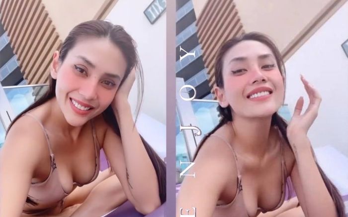 Mặc đồ bơi 2 mảnh đi phơi nắng, Võ Hoàng Yến mlem hết nấc khiến fan không thể rời mắt