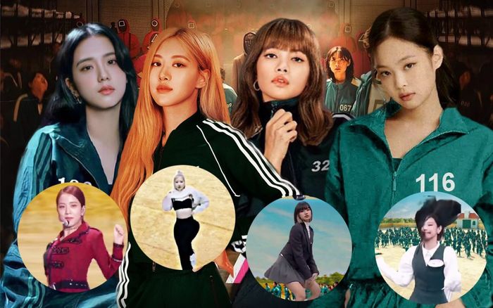 BlackPink thử chơi trò 'đèn đỏ đèn xanh' của Squid Game: Lầy lội nhất là 'người chơi' Lisa