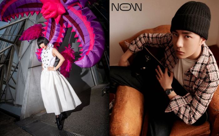 Chị em Châu Tấn & Vương Nhất Bác nắm tay nhau lên bìa tạp chí mùa thu