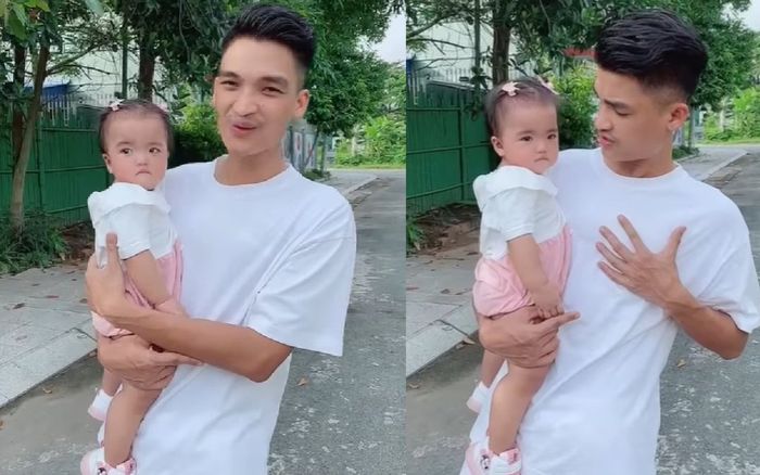Mạc Văn Khoa ôm con hát 'kể khổ', biểu cảm của Minnie khiến dân tình cười ngất