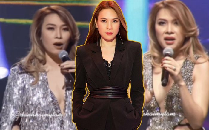 Đang hát mà 'mắc ho', Mỹ Tâm có ngay màn xử lý đầy duyên dáng nhưng cũng 'lầy lội' không kém