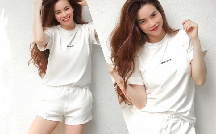 Hồ Ngọc Hà mặc đơn giản thôi mà vẫn đẹp không thể chê góc nào