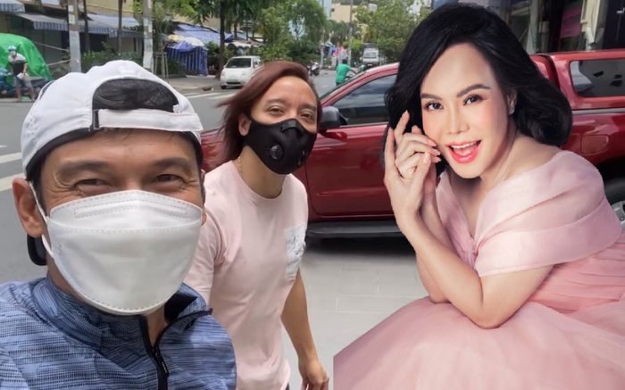 Nghệ sĩ Việt Hương mua xe 700 triệu tặng chồng