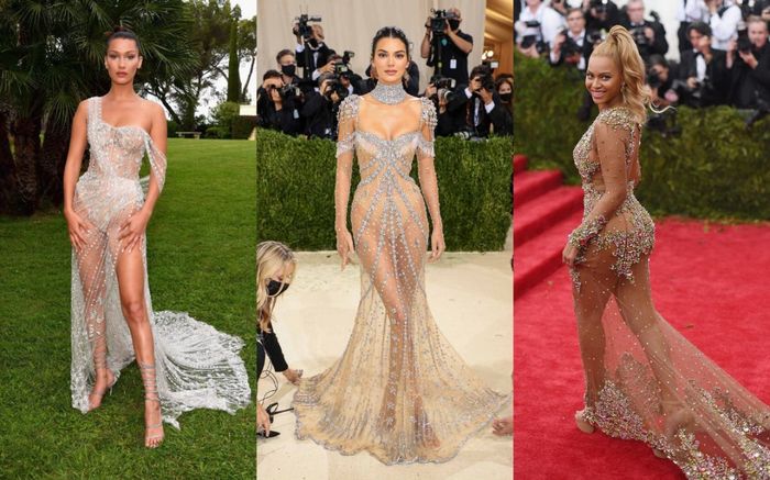 Tuyển tập váy xuyên thấu đẹp rung động toàn thế giới của Jennifer Lopez, Kendall Jenner