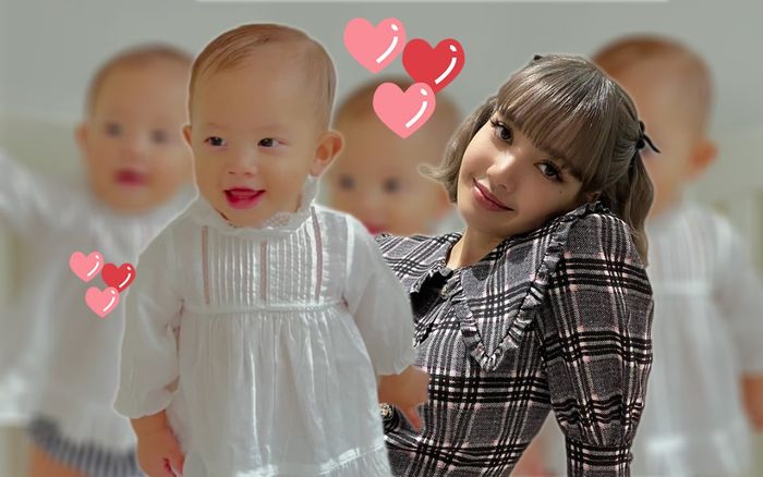 Chưa đầy 1 năm tuổi nhưng bé Lisa đã được Hà Hồ cho bắt trend LALISA của Lisa (BlackPink)