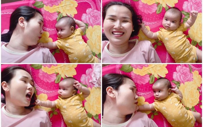 Võ Hạ Trâm 'không nhận ra mình là ai' sau khi chơi đùa cùng con