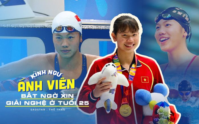 Kình ngư Ánh Viên bất ngờ xin giải nghệ ở tuổi 25