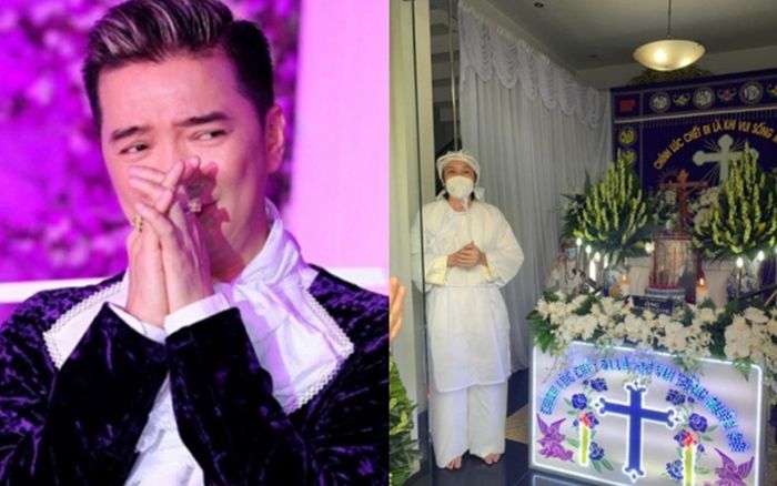 Đàm Vĩnh Hưng tới viếng và lo cho tang lễ bố Hoài Linh: 'Trái tim như vỡ tan, mắt mờ đi vì nước mắt'