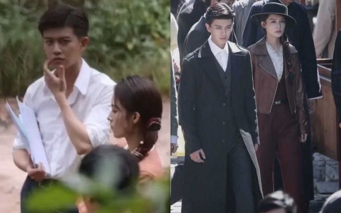 Nhậm Gia Luân khó chịu ra mặt, tay chỉ điểm 'dằn mặt' paparazzi quay lén ở phim trường 'Thỉnh quân'