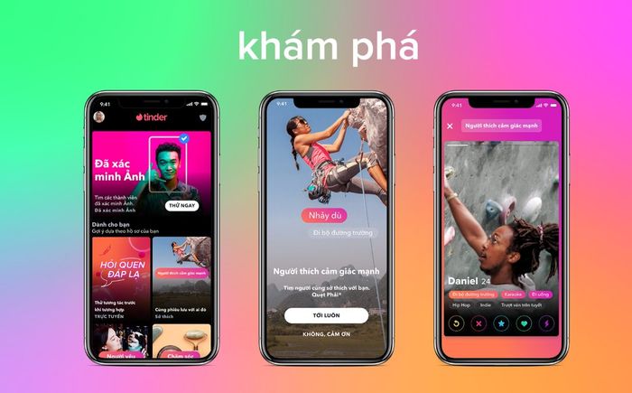 Tinder thêm tính năng trải nghiệm và kiểm soát đối tượng gặp gỡ