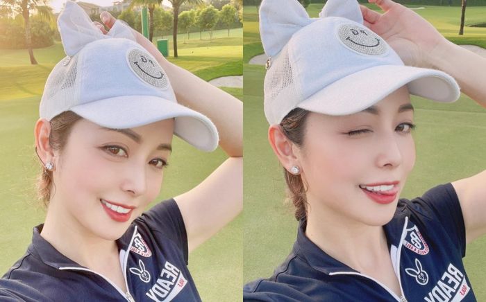 Hiếm hoi Hoa hậu Jennifer Phạm 'cưa sừng làm nghé' với trang phục golf