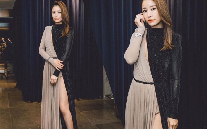 Lâm Tâm Như 'gợi cảm' với váy xẻ sang chảnh vô tình lộ khuyết điểm tại sự kiện