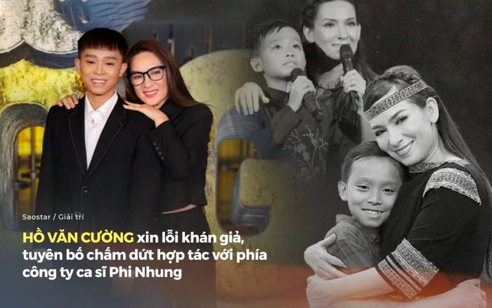 Hồ Văn Cường xin lỗi khán giả, tuyên bố chấm dứt hợp tác với phía công ty ca sĩ Phi Nhung