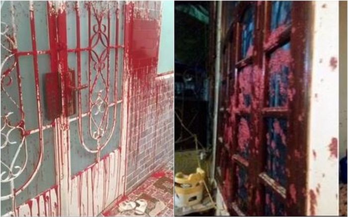 Xôn xao hình ảnh nhà Trang Khàn bị tạt mắm tôm và sơn, thực hư ra sao?