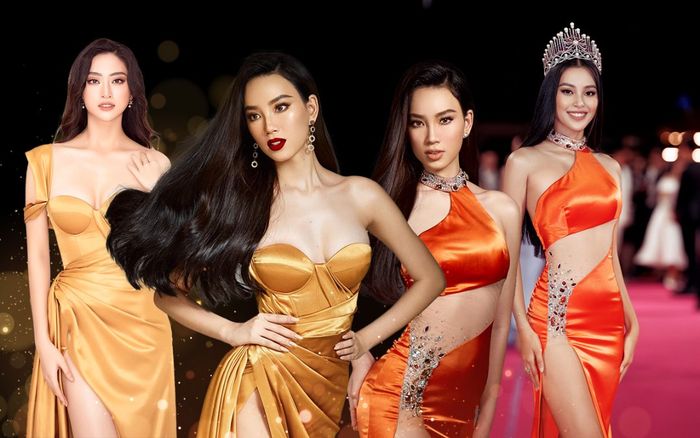 Ái Nhi đụng váy siêu phẩm với Tiểu Vy, Lương Thùy Linh: Ai xứng danh nữ thần?