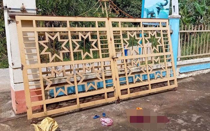 Sập cổng sắt trường học khiến 2 trẻ mẫu giáo thương vong
