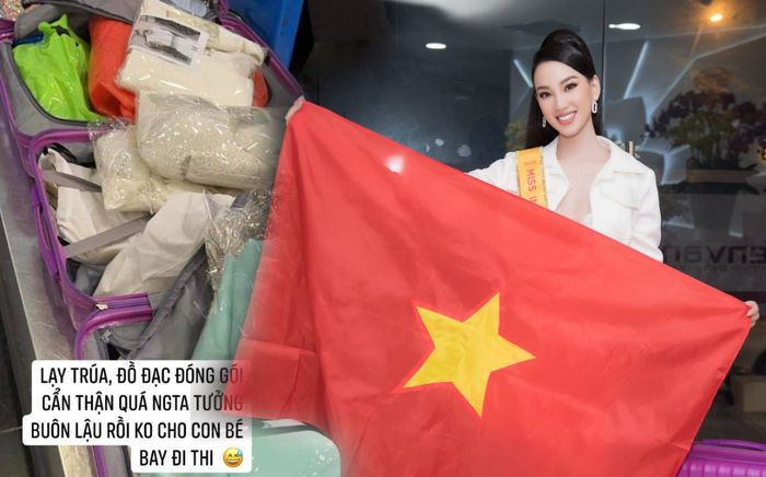 Khởi hành trễ, bỏ lỡ phần thi phụ, Ái Nhi bị tịch thu váy tại sân bay: Bất lợi bội phần cho Việt Nam