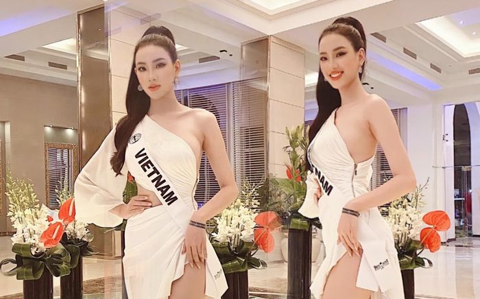 Ái Nhi lấy lại phong độ, vô cùng quyến rũ ở Miss Intercontinental