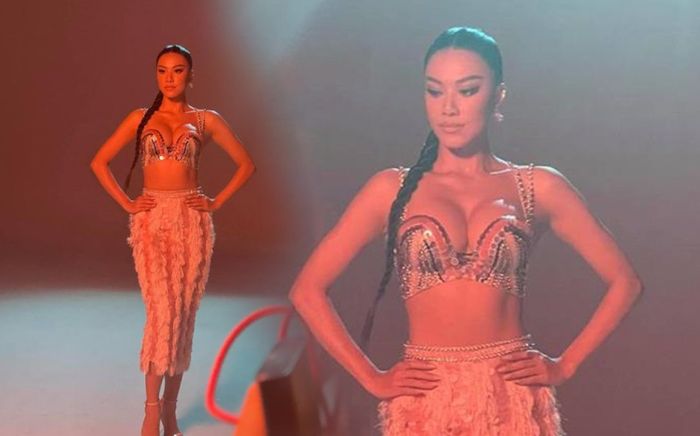 Vóc dáng thật của Kim Duyên ở hậu trường, liệu có đô con như lan truyền trên mạng?