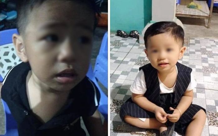 Bố bé trai 2 tuổi ở Bình Dương cung cấp hình ảnh chiếc áo cháu bé mặc ở thời điểm bị mất tích