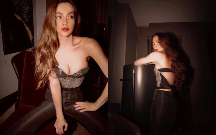 Hồ Ngọc Hà buông lơi suối tóc dài cùng kiểu áo o ép 'điểm vàng' nóng bỏng