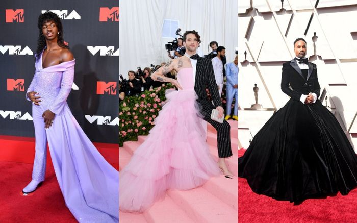 Những bộ đầm nửa nam nửa nữ gây tốn giấy mực nhất thảm đỏ
