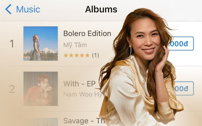 Vượt qua cả aespa và BlackPink, album bolero mới của Mỹ Tâm nhanh chóng đạt No.1 iTunes Việt Nam