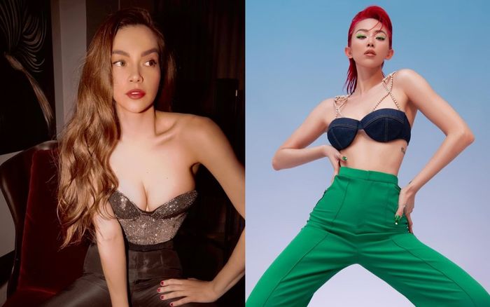 Không hẹn mà gặp, Hà Hồ - Tóc Tiên đốt mắt netizen với body 'chuẩn không cần chỉnh'