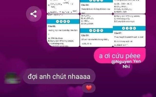 Nhờ bạn trai làm hộ bài thi online, kết quả nhận được khiến nữ sinh chỉ biết 'câm nín'