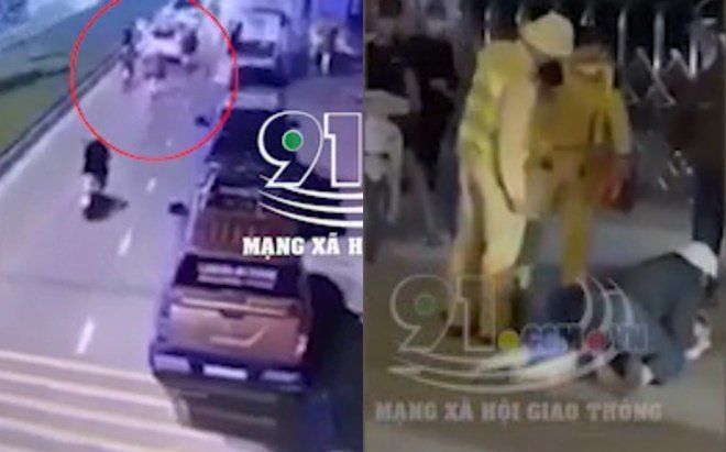 Clip: CSGT bắt nam thanh niên đua xe gây tai nạn quỳ xuống bên nạn nhân: 'Đã thấy tác hại chưa?'