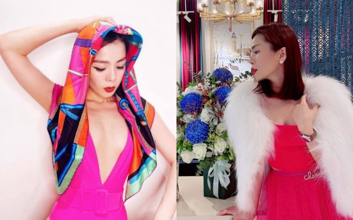 40 tuổi, Lệ Quyên vẫn đam mê bất chấp với sắc màu hồng xì tin