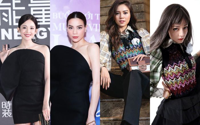 Khi dàn sao Việt - Trung 'đụng hàng' trang phục: Nhiệt Ba - Lan Ngọc cân sức, Hà Hồ lấn át Na Trát