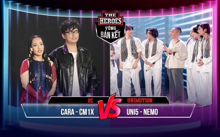 Uni5 'hạ gục' Cara với chiến thắng sít sao