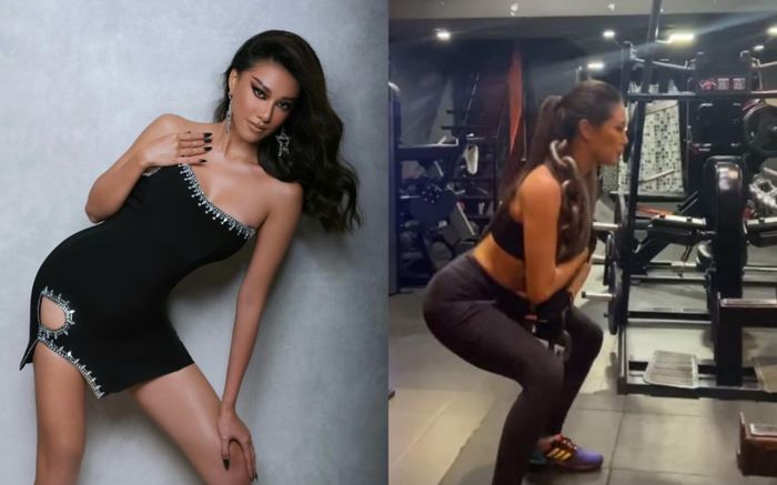 Khánh Vân mang xích sắt, Kim Duyên ói mửa khi 'độ hình thể' trước lúc chinh chiến quốc tế