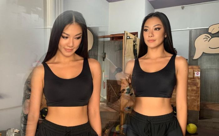 Kim Duyên vén áo khoe eo, vóc dáng 'dày cơm' không chút mỡ thừa khiến ai cũng ao ước