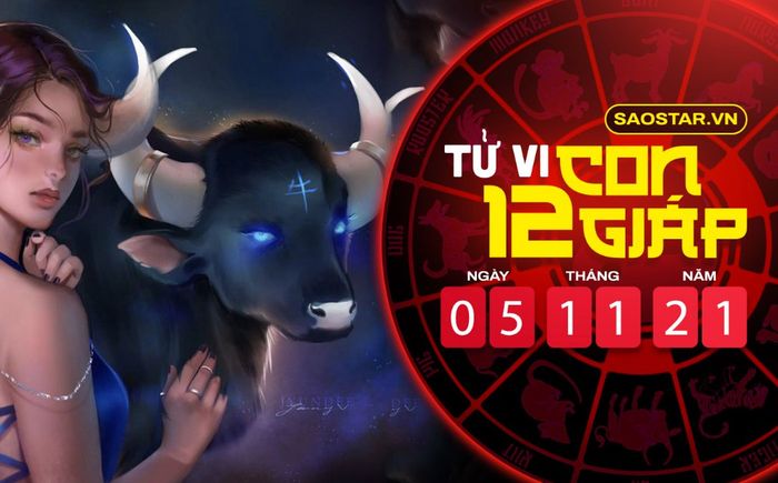 Tử vi hôm nay thứ 6 ngày 5/11/2021 của 12 con giáp: Sửu được Thần Tài chiếu cố, Mùi cẩn thận kẻ thứ 3